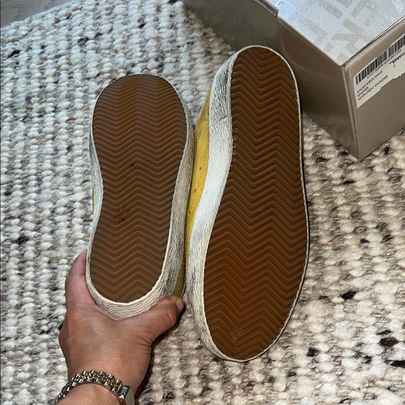 Golden Goose Yellow Sneakers sz 7 / 37 - Picture 8 of 8